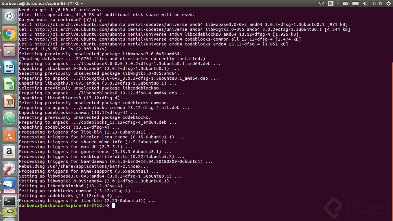 Instalacion de Code Blocks usuarios de Ubuntu 16.04/18.04 (DESDE LA